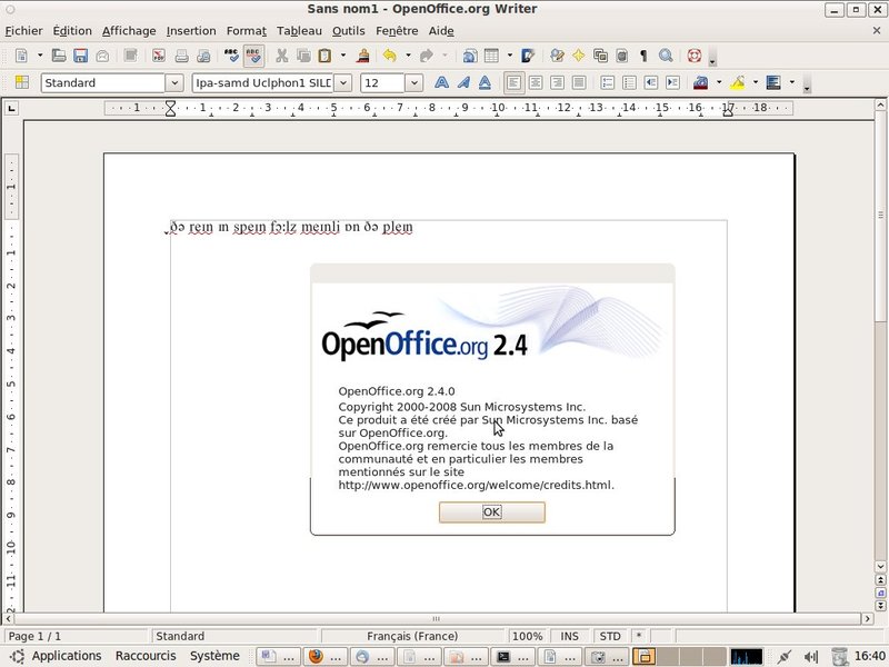 fonts for openoffice free